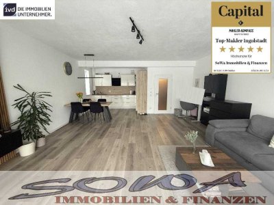 Hochwertige 2 Zimmer Erdgeschoss Wohnung mit Terrasse, Garten und TG-Stellplatz in Neuburg - Zent...