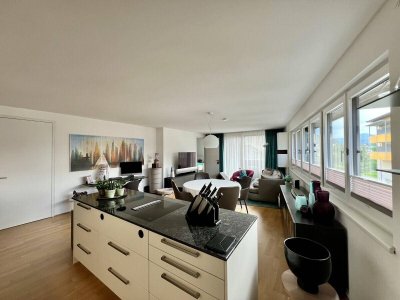 Stilvolle, helle Wohnung mit traumhaftem Bergblick