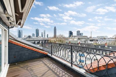 WOW *Paul & Partner* EINZIGARTIGE MAISONETTE IM WESTEND MIT BLICK ÜBER DIE SKYLINE!