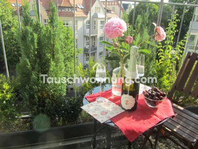 Tauschwohnung: Sonnige 3-Zimmer im Musikerviertel und/oder 2 Zi. mit Balkon