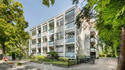 Helle 1-Zimmer-Wohnung mit Wintergarten und Blick ins Grüne in gewachsener Wohnlage