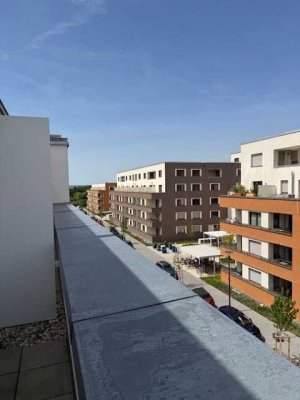 Weidenpesch: Neubau 3-Zimmer-DG Wohnung mit Balkon und Terrasse