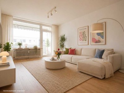 Attraktive, vermietete 4-Zimmer-Wohnung mit Loggia und Garage in Aachen Burtscheid!