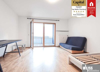 Zentrale 1 Zimmer Wohnung mit Balkon
