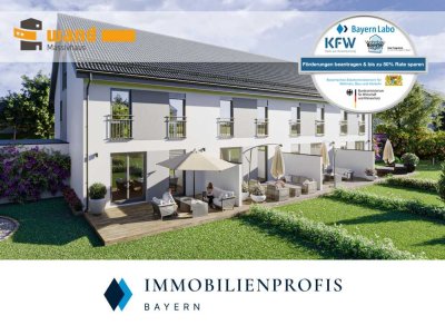 Neubau: Reiheneckhaus mit Keller in der schönen St.-Anton-Siedlung! Massiv gebaut | Energie A+ ...