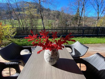 moderne, vollmöblierte Gartenwohnung