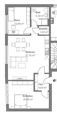 Erstbezug in Steinbach, 3-Zimmer, Seniorengerecht mit Stellplatz