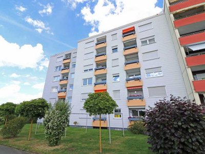 WEIDEN-REHBÜHL!  Gepflegte 3,5 Zi.-ETW mit Aufzug, Garage und Panoramablick, frei ab 01.08.2026