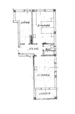 gut geschnittene 2-Zimmer Wohnung mit Balkon in Würzburg-Sanderau