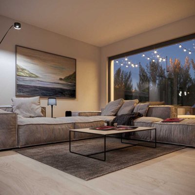 Ein letztes Grundstück in einer Wohnsiedlung