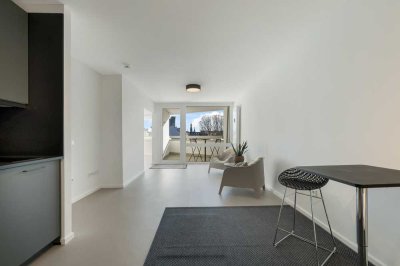 Weitblick über Hamburg: Sanierte 2-Zimmer-Wohnung mit Loggia und Garagenstellplatz auf St. Pauli