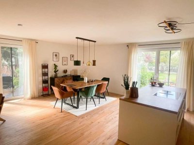 Zweitbezug in Neubau-Doppelhaushälfte mit eigenem Garten