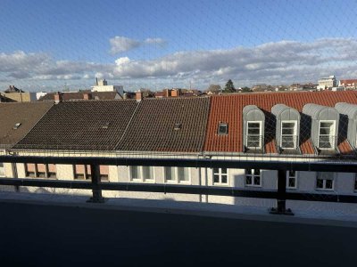 Zentrales Leben über den Dächern von Frankenthal