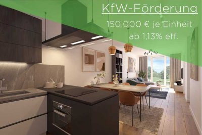 Whg 3 - KFW 40 QNG - Moderne Terrassenwohnung an der Stadtgrenze Regensburg