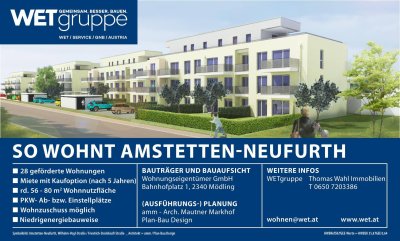 Top 19/3 | geförderte Wohnung mit Garten | Miete mit Kaufoption