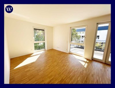 Terrassenwohnung im Neubau: moderne 3 Zimmer mit Einbauküche, guter Schnitt, Parkett, Tageslichtbad