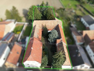 Dreiseithof in Flomersheim, Pfalz – großzügiges Grundstück mit Potenzial
