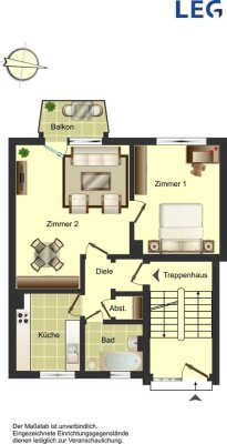 2-Zimmer-Wohnung in Bergkamen Rünthe