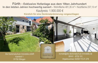 Fürth - Exklusive sanierte Hofanlage aus dem 18ten Jahrhundert