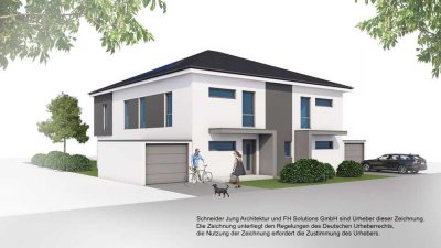 *** Wiesbaden-Südost / individ. planb. DHH_Neubau (mit FESTPREIS u. verbindl. Terminschiene) m. KG.