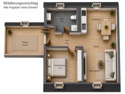 Stilvolles Dachgeschoss – Erstbezug nach hochwertigem Ausbau