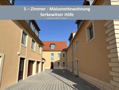 Letzte verfügbare Einheit - 5-Zimmer-Wohnung Neubau - Serkowitzer Höfe - Radebeul