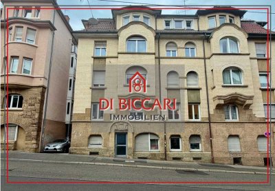 Kapitalanlage mit ca. 5,4 % Bruttorendite: 3-Zimmer-Wohnung mit Zimmervermietung in Stuttgart-Ost