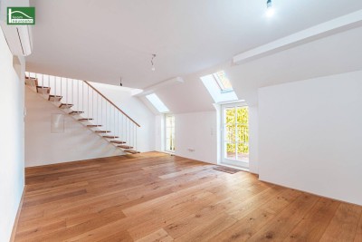 Maisonette mit Flair: 4-Zimmer-Wohnung mit Balkon &amp; Dachterrasse in 1130 Wien!