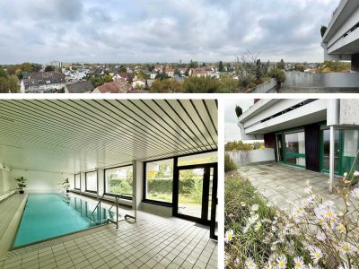 Hoher Freizeitwert & toller Ausblick - Dachterrassenwohnung in Ingolstadt "Nähe Stadtmitte"