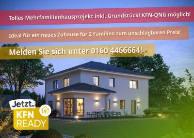 �️� Traumhafte Stadtvilla als Doppelhaus sucht Baufamilie! � inkl. Bauplatz + Nebenkosten!