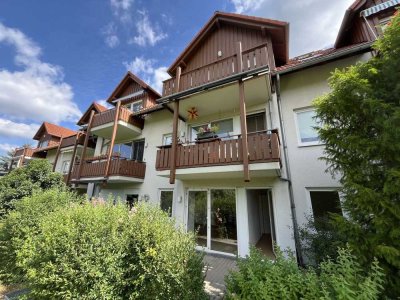 Sofort beziehbare 2-Zimmer-Erdgeschosswohnung mit Terrasse und Pkw-Stellplatz im Possendorf