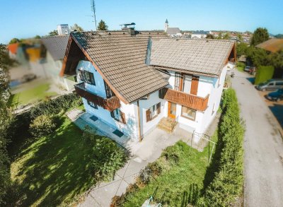 Großes Familienhaus mit viel Potenzial, zentraler Lage & privaten Zugang zur Fischach -