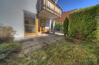 Leerstehende Maisonette-Wohnung mit großen Garten - Wohnen auf zwei Ebenen in ruhiger Lage
