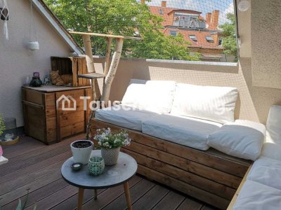 Tauschwohnung: Altbau Maisonette 3zimmer, 2 Balkone