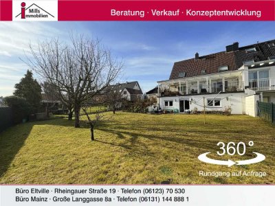 Großzügige Doppelhaushälfte mit tollem Grundstück in 1-A Lage und zusätzlicher ELW