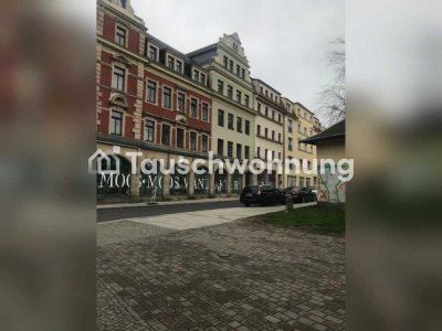 Tauschwohnung: Gemütliche 2 Raum Whg, 4 min. Elbnähe mit grünem Innenhof
