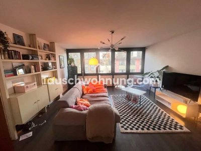 Tauschwohnung: Zentrale, große offen-geschnittene Wohnung
