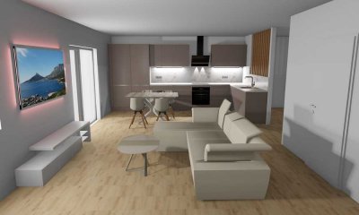 Attraktive 3-Zimmer Wohnung mit Balkon und Designküche , Erstbezug in Neuötting