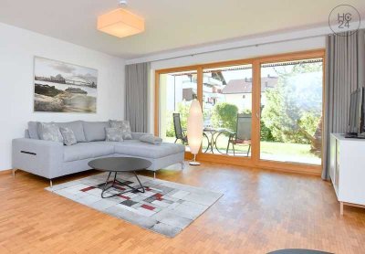 Möblierte 3,5 Zimmer Erdgeschosswohnung mit Terrasse in zentraler Lage in Sonthofen