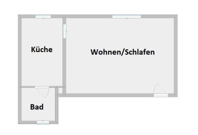 Voll möbelierte 1-Zimmer-EG-Wohnung in Amberg zur Untervermietung ( 380,-- Warmmiete )