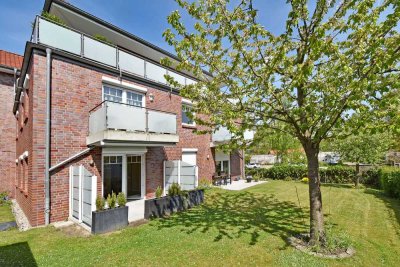 Altersgerecht Wohnen:  Top geschnittene EG-Wohnung mit 2 Zimmern, schöner Terrasse und Stellplatz