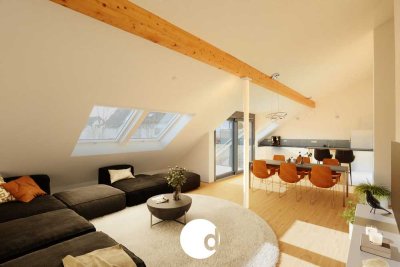 Barrierefreies Wohnen: Exklusive bezugsfertige Eigentumswohnung mit spektakulärer Dachterrasse