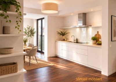 Modern wohnen auf 120 m² – großzügige 3-Zimmer-Wohnung mit Balkon
