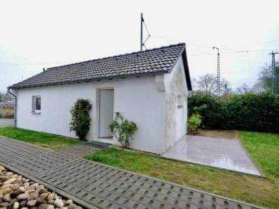 Tiny House in Darmstadt, kleines Haus Terrasse, kernsaniert NEU