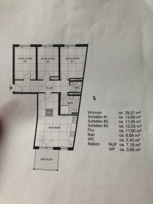 Schöne 4 Raumwohnung sucht Nachmieter in Dresden Reick