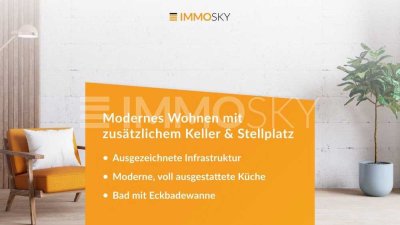 Gepflegte Wohnung mit durchdachtem Grundriss und Extras!