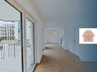 Moderne 2-Zimmer-Neubauwohnung mit Balkon im Stadtquartier 'Großherzog Friedrich Höfe'