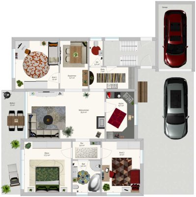 Frisch renoviert! Moderne 4-Zimmer-Wohnung mit XXL-Balkon