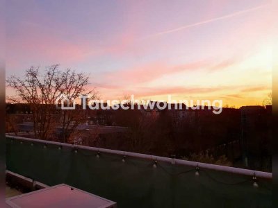 Tauschwohnung: 3-Zimmer-Penthouse mit Südbalkon und Blick ins Grüne