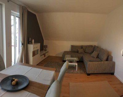 vollmöblierte schöne 3-Zimmerwohnung auf 2 Etagen